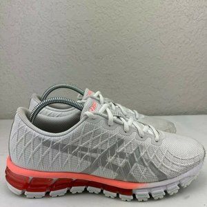 Asics Gel Quantum 180 Athletic Running Gray Pink Sneakers Women Size 8.5